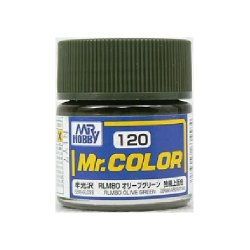 画像1: 旧価格 GSIクレオス (C120) Mr.カラー (RLM80 オリーブグリーン) 半光沢  