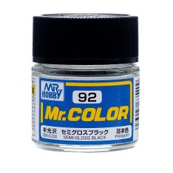 画像1: GSIクレオス (C92) Mr.カラー (セミグロスブラック) (半光沢)  