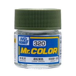 画像1: GSIクレオス (C320) Mr.カラー (濃松葉色) 半光沢   