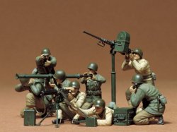 画像1: タミヤ（35086）1/35 アメリカ歩兵 機関銃チームセット   