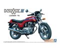 アオシマ (36) 1/12（1978年) ホンダ CB400N HAWK-III '78  