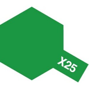 画像: タミヤ（80025）エナメル X-25 クリヤーグリーン  