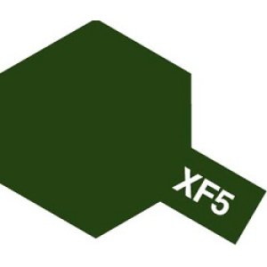 画像: 旧価格 タミヤ（80305）エナメル XF-5 フラットグリーン  