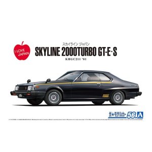 画像: アオシマ (56) 1/24 (1981年) ニッサン KHGC211 スカイラインHT2000ターボGT-E・S '81    