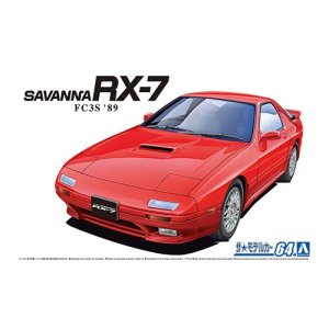 画像: アオシマ (64) 1/24 (1989年) マツダ FC3S サバンナRX-7 '89  