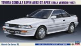 画像: ハセガワ  (HC36) 1/24 (1987年) トヨタ カローラ レビン AE92 GT APEX 前期型  