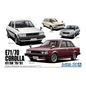 画像: アオシマ (71) 1/24 (1979年) トヨタ E71/70 カローラセダン GT/DX '79  