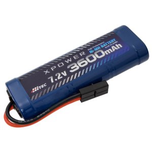 画像: ハイテック  (XP3600-NT-B)  Ni-MH 7.2V 3600mAh タミヤタイプコネクター  