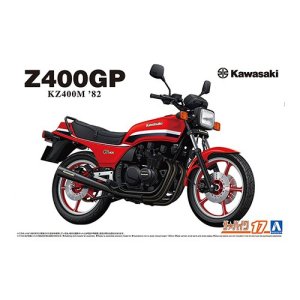 画像: アオシマ (17) 1/12（1982年) 1/12 カワサキ KZ400M Z400GP '82   