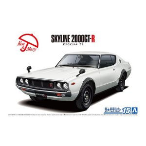 画像: アオシマ (15) 1/24 (1973年）1/24 ニッサン KPGC110 スカイラインHT2000GT-R '73   