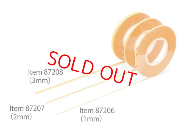 画像1: タミヤ (87208) タミヤ マスキングテープ 3mm【ネコポス・クロネコゆうパケット対応】    