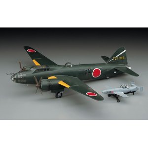 画像: ハセガワ  (E20)  1/72  三菱 G4M2E 一式陸上攻撃機 24型丁 w/桜花 11型  