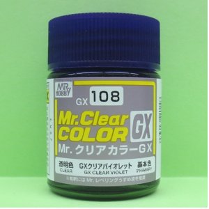 画像: GSIクレオス (GX108) GXクリアバイオレット (透明色)  