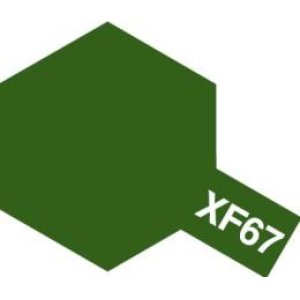 画像: タミヤ（81767）アクリルミニ XF-67 NATOグリーン  