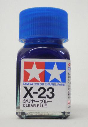 画像: 旧価格 タミヤ（80023）エナメル X-23 クリヤーブルー  