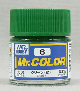 画像: GSIクレオス (C6) Mr.カラー (グリーン) 光沢   