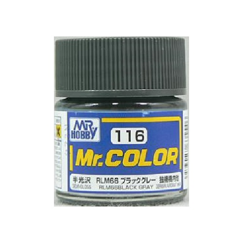 画像1: 旧価格 GSIクレオス (C116) Mr.カラー (RLM66 ブラックグレー) 半光沢  