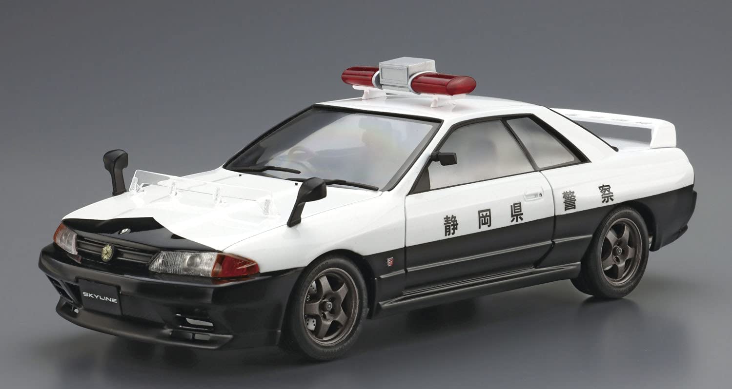 画像: アオシマ 1/24 (N0.4) ニッサン BNR32 スカイラインGT-R パトロールカー '91   