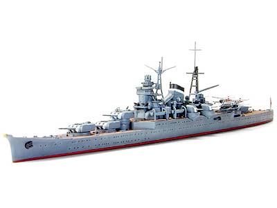 画像1: タミヤ（31344）1/700 日本軽巡洋艦 熊野 （くまの）  