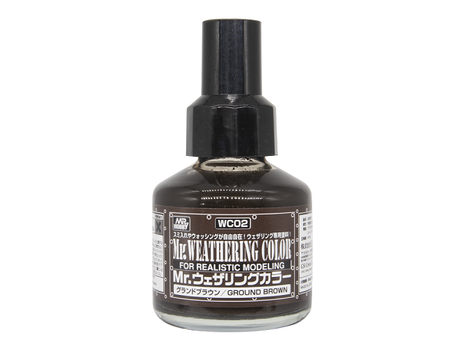 画像1: クレオス  (WC02)   Mr.ウェザリングカラー グランドブラウン 40ml   