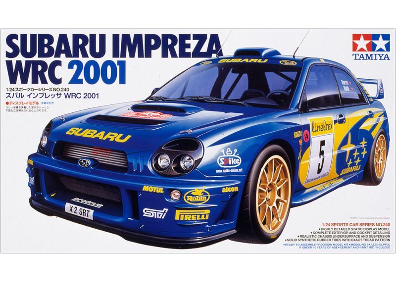 画像: タミヤ（24240）1/24 スバル インプレッサ WRC 2001  