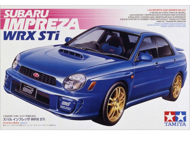 画像: タミヤ（24231）1/24 スバル インプレッサ WRX STi  