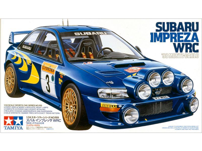 画像: タミヤ（24199）1/24 スバル インプレッサ WRC ’98 モンテカルロ仕様  