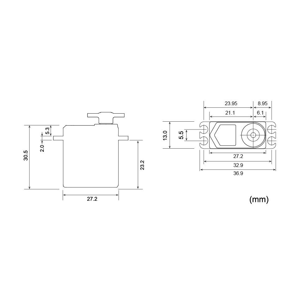 画像: 【新製品】フタバ  (038464) BLS-A600 飛行機用S.BUS方式小型デジタルサーボ  