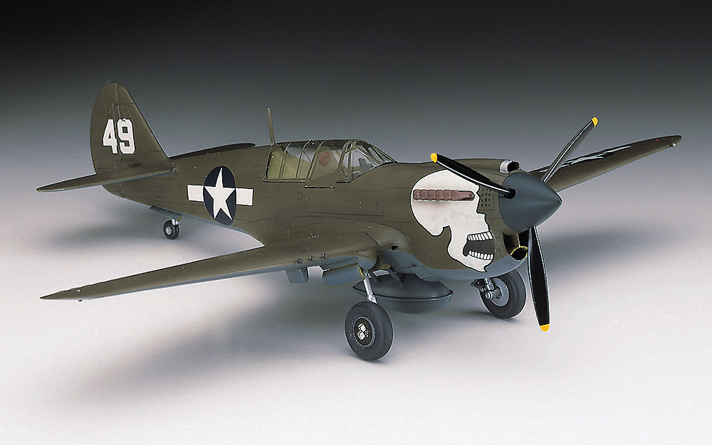 画像: ハセガワ (A9)  1/72 P-40N ウォーホーク  