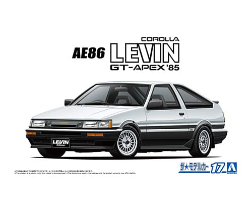 画像1: アオシマ (17) 1/24 トヨタ AE86 カローラレビンGT-APEX '85  