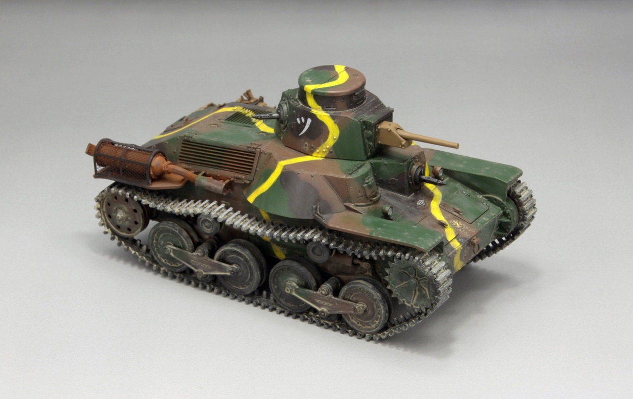 画像: ファインモールド FM48 1/35 九五式軽戦車［ハ号］“ノモンハン”  